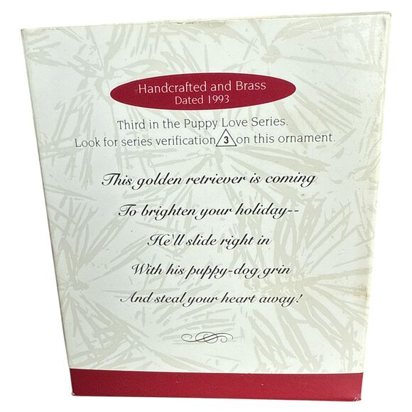 Lot of 3 Hallmark Keepsake Ornaments Gentle Nurse Puppy Love Tramp & Laddie Dogs - Picture 11 of 11